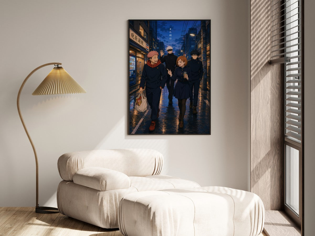 Jjk-Official-Kv-Pilot Core-Four-City-Walk Gpt-Image-2 Pixazo Medium V01 Anime Po