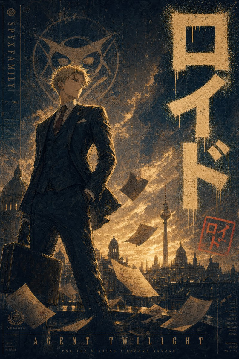 Spy x Family Loid Agent Twilight Anime Poster