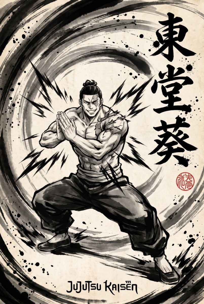 Jujutsu Kaisen Todo Aoi Boogie Woogie Anime Poster