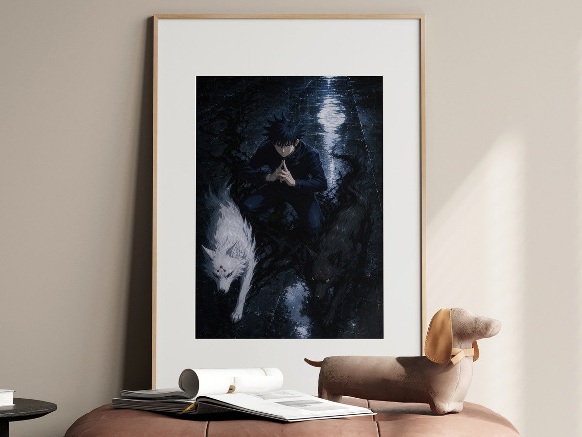 Jjk Megumi-Divine-Dogs Shadow-Architecture Gpt-Image-2 Pixazo Medium Art-V01 Ani