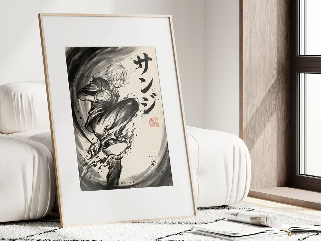 One Piece Sanji V1 Anime Poster