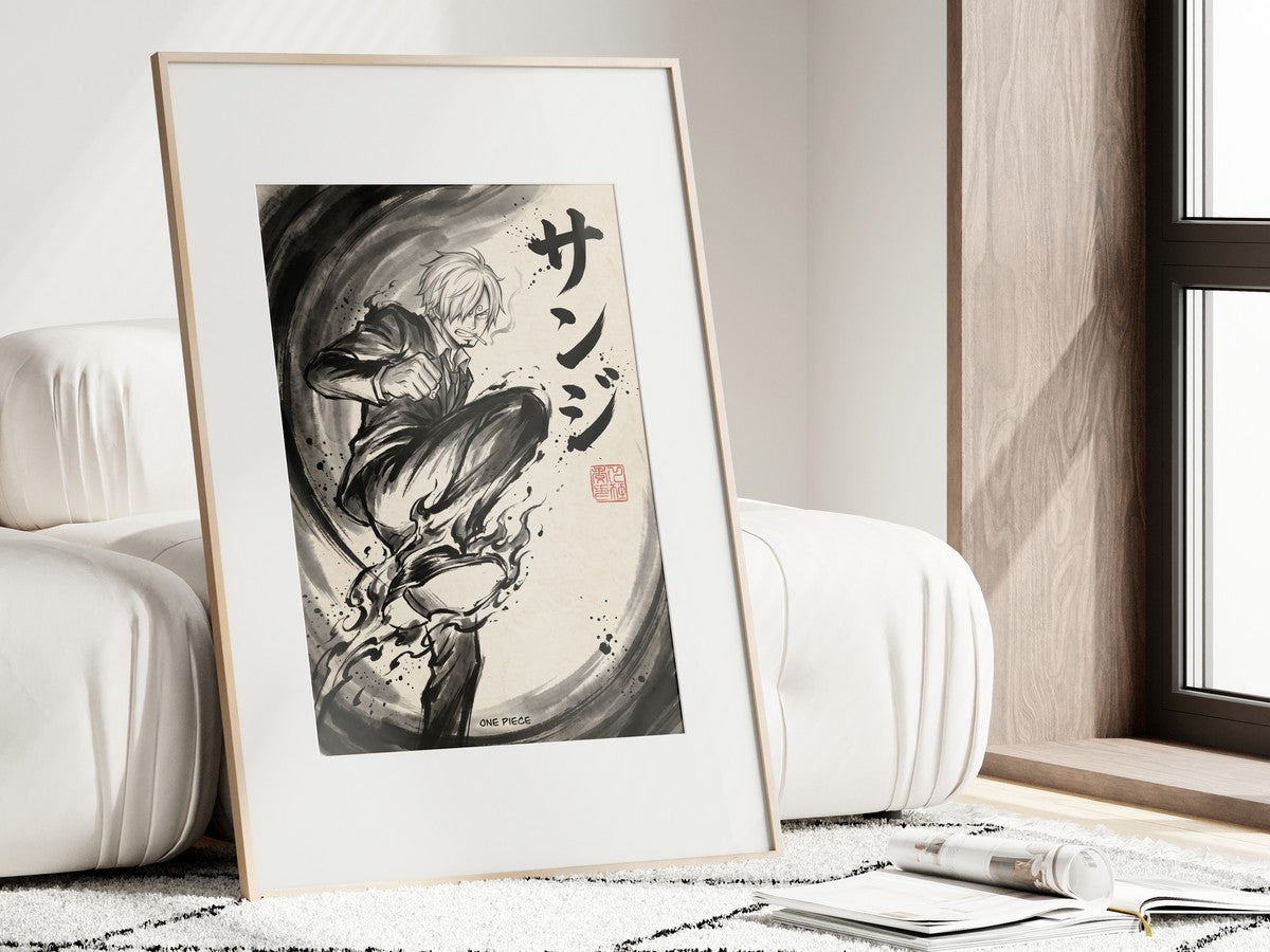 One Piece Sanji V1 Anime Poster