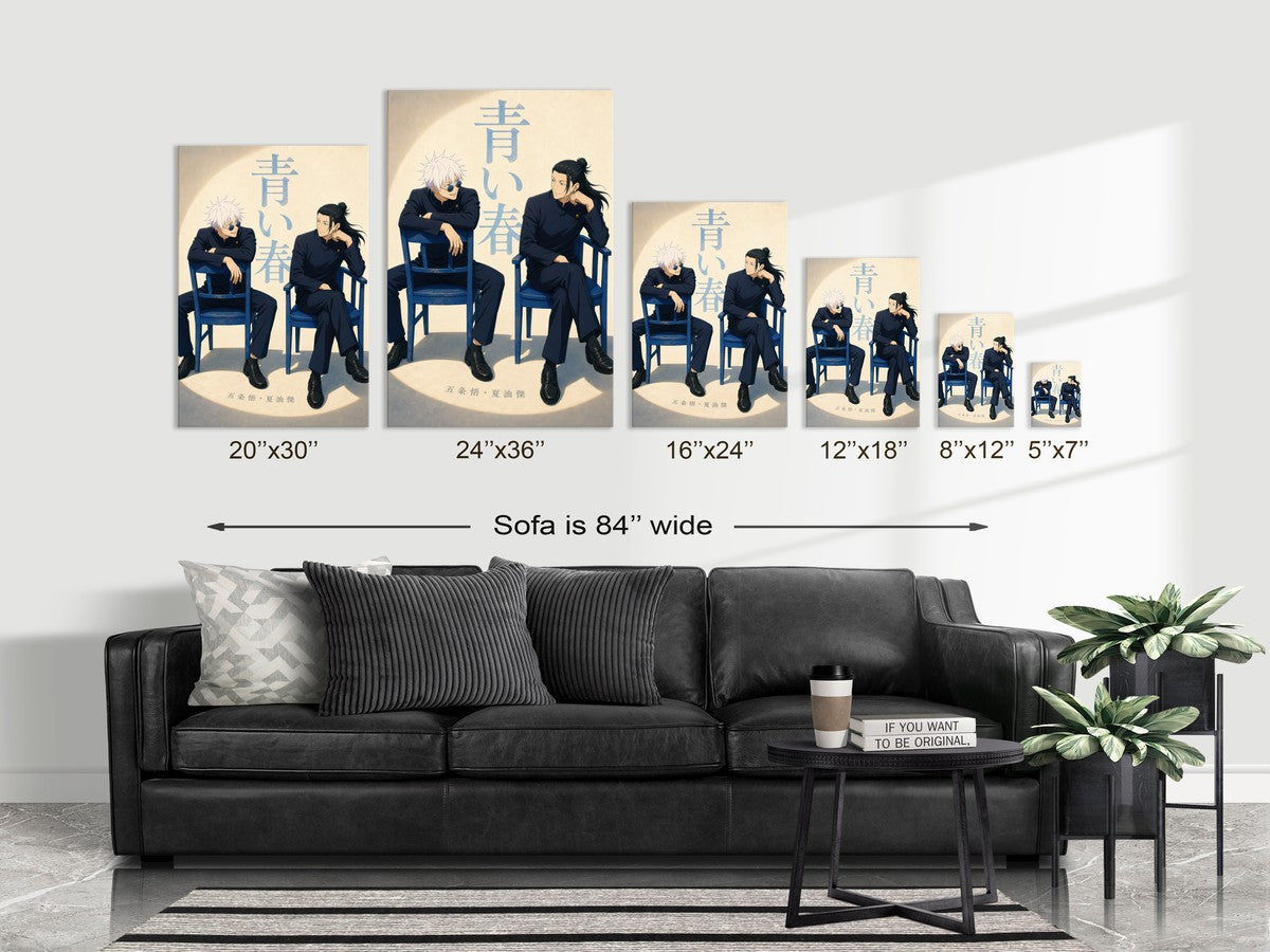 Jjk-Kv-Group02 Blue-Spring-Chairs Gpt-Image-2 Pixazo Medium V01 Anime Poster