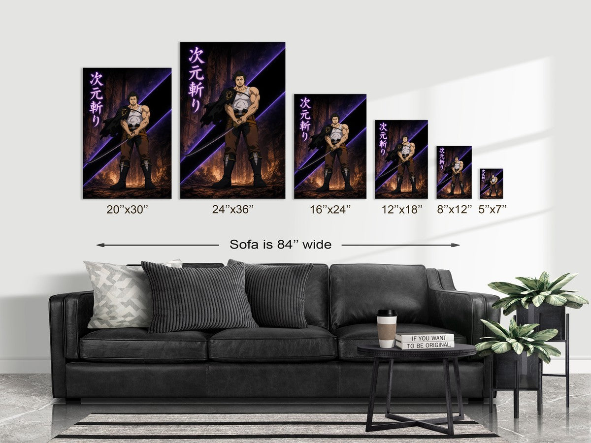 Black Clover P05B Yami Dimension Slash Anime Poster