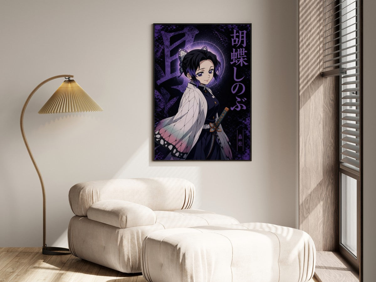 Demon Slayer Hm03 Shinobu Wisteria Neo Pulp Anime Poster