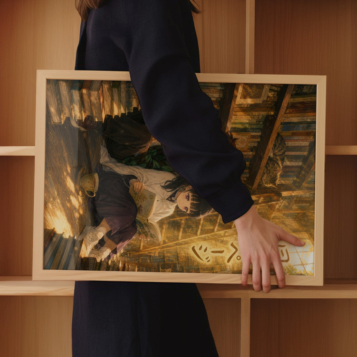 Demon Slayer Tanjiro Kanao Dreamy Bookstore Anime Poster