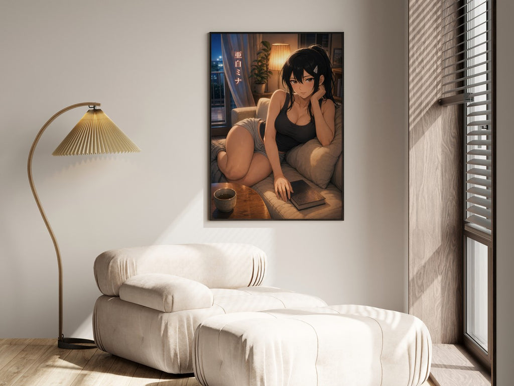Kaiju No. 8 Kj8 S04 Mina Sleepy Couch Master Locked Anime Poster