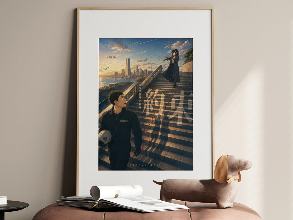 Kaiju No. 8 Kj8 R05 Kafka Mina Promise Across Time Movie Poster Anime Poster