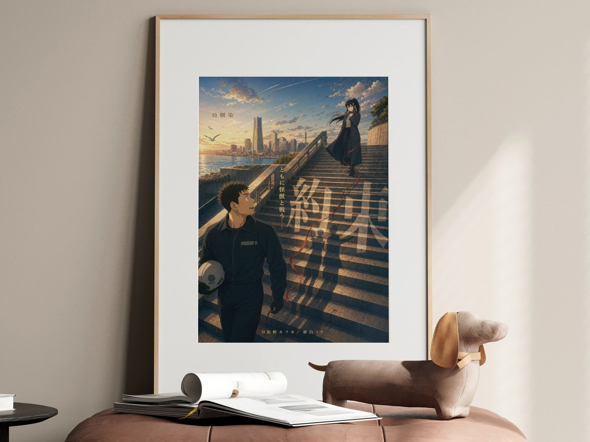 Kaiju No. 8 Kj8 R05 Kafka Mina Promise Across Time Movie Poster Anime Poster