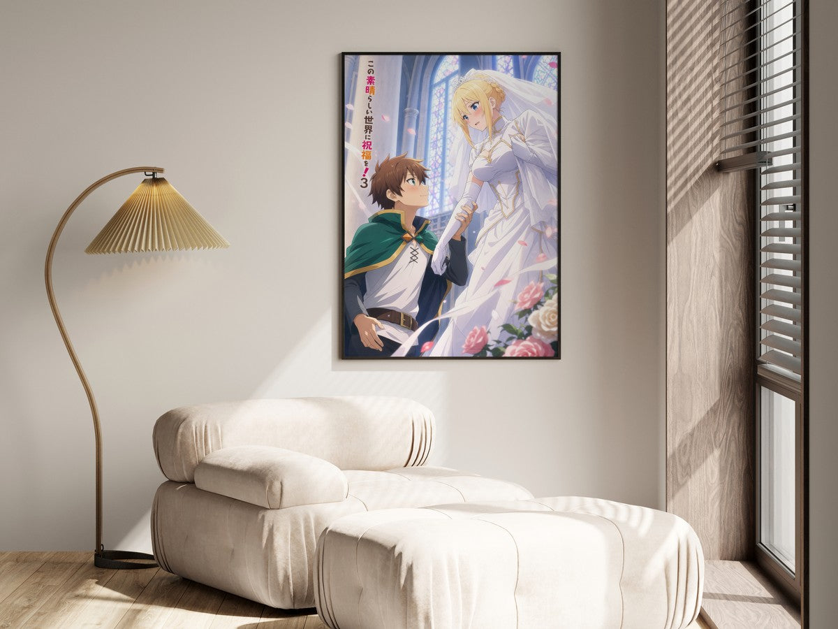 KonoSuba Romantic Duos R11 Darkness Kazuma Altar Anime Poster