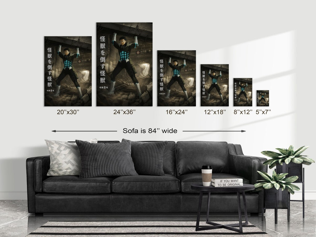Kaiju No. 8 New30 N03 Subway Rescue Anime Poster