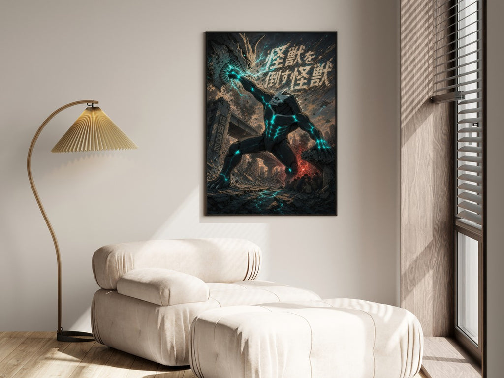 Kaiju No. 8 Kj8 C04 Kaiju8 Hero Monster Rescue Anime Key Art Anime Poster
