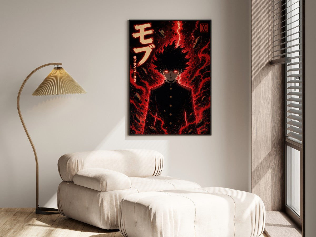 Mob Psycho 100 Mob01 100Percent Dark Pop Anime Poster