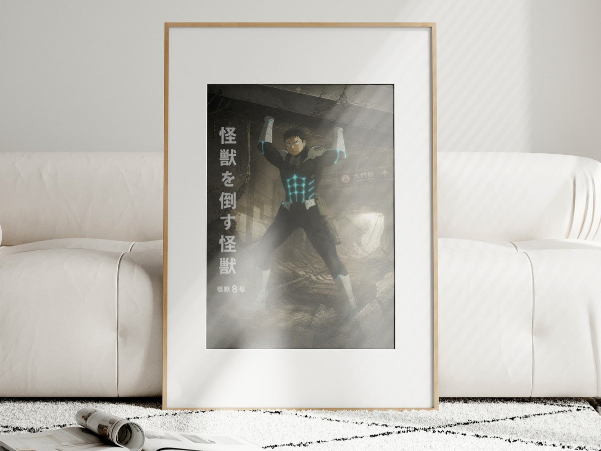Kaiju No. 8 New30 N03 Subway Rescue Anime Poster