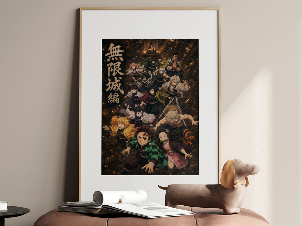 Demon Slayer The Fall Infinity Castle One Sheet Anime Poster