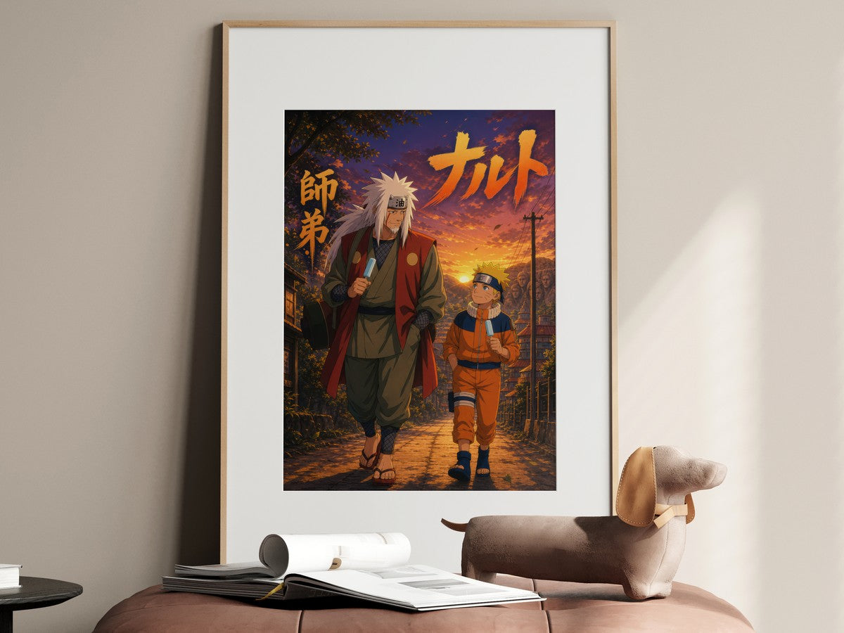 Naruto Nr05 Jiraiya Naruto Popsicles Anime Poster