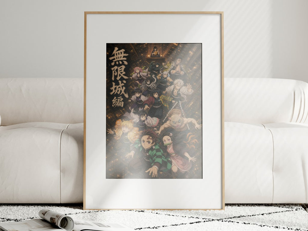 Demon Slayer The Fall Infinity Castle One Sheet Anime Poster