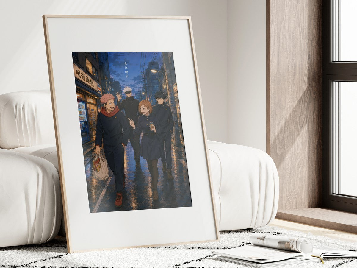 Jjk-Official-Kv-Pilot Core-Four-City-Walk Gpt-Image-2 Pixazo Medium V01 Anime Po