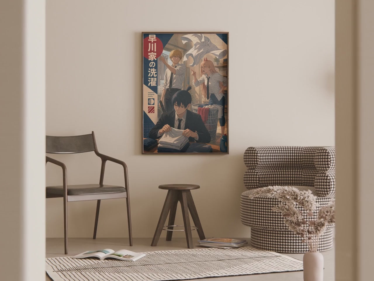 HEDESYNS90:chainsaw-man-hayakawa-family-laundry-warm-lifestyle-magazine-poster-gpt-image-2-pixazo-medium-v01:video
