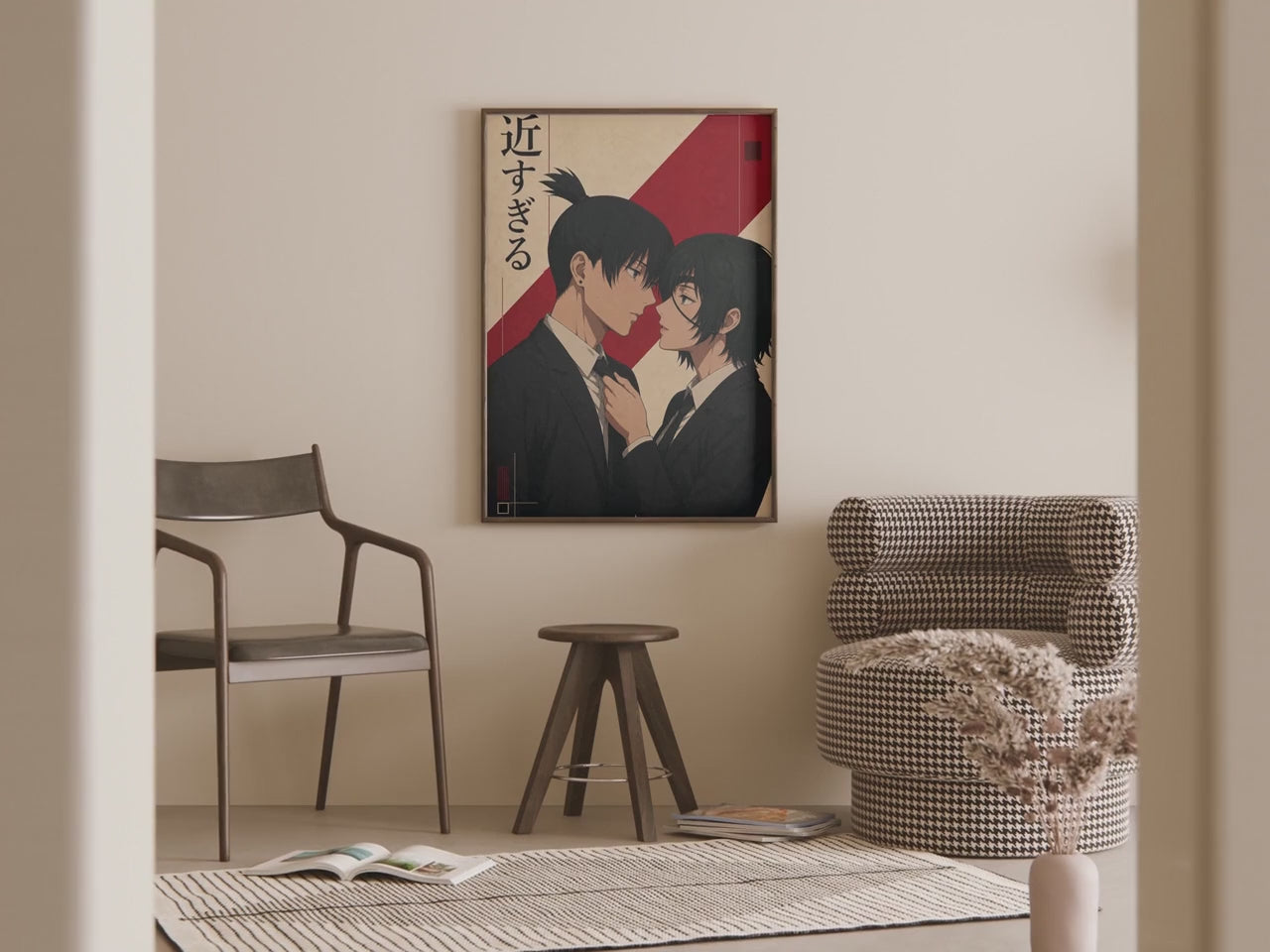 HEDESYNS90:chainsaw-man-aki-himeno-too-close-minimal-red-black-adult-fashion-manga-editorial-gpt-image-2-pixazo-medium-v01:video