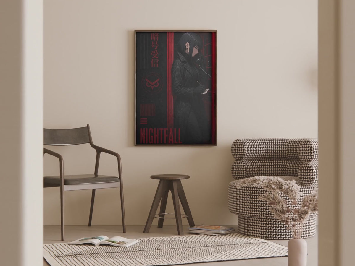 Fiona Code Received animated B30 poster mockup