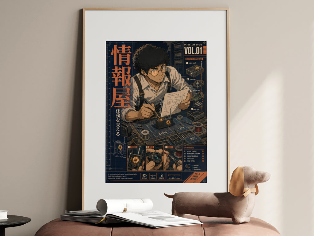 HEDESYNS90:spy-family-franky-informant-workbench-retro-workshop-blueprint-gpt-image-2-pixazo-medium-v01:hero