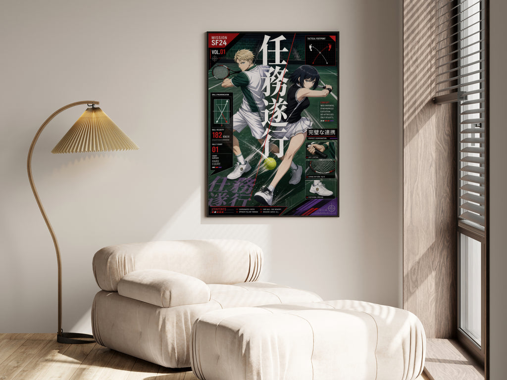 HEDESYNS90:spy-family-loid-fiona-covert-tennis-high-contrast-athletic-espionage-poster-gpt-image-2-pixazo-medium-v01:i01455