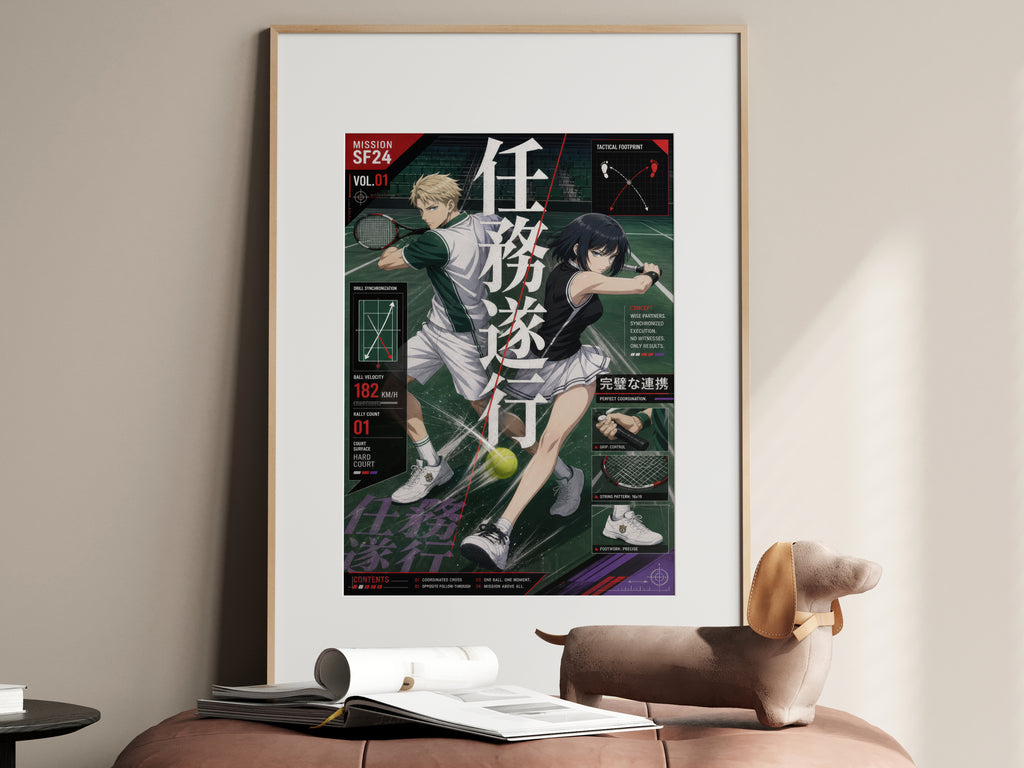 HEDESYNS90:spy-family-loid-fiona-covert-tennis-high-contrast-athletic-espionage-poster-gpt-image-2-pixazo-medium-v01:hero